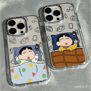 เคสโทรศัพท์มือถือแบบใส กันกระแทก ลายการ์ตูนชินจังน่ารัก สําหรับ iPhone 15 14 13 12 11 pro max 14promax 13promax 7plus 8plus xr xsmax 14plus xs 12pro 13pro