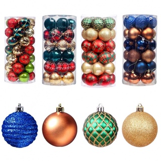 ⚡XMAS⚡Assorted Designs 30PCS Christmas Baubles Set for Tree Decoration 6cm Diameter