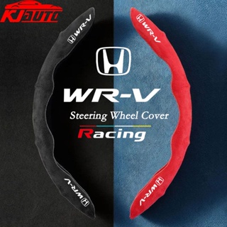 ปลอกหนังหุ้มพวงมาลัยรถยนต์ กันลื่น ดูดซับเหงื่อ สําหรับ Honda WRV WR-V