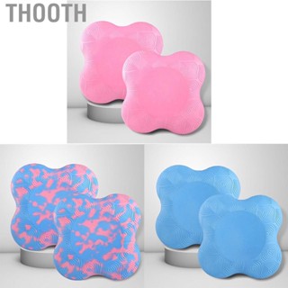 Thooth Flat Support Knee Pad Elbow Thickened Cushion  Slip Shock Absorption Yoga Fitness Mat