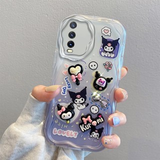 เคสโทรศัพท์มือถือ tpu นิ่ม แบบใส ลายก้อนเมฆ หมีน้อย พร้อมตุ๊กตา สําหรับ Vivo Y20 Vivo Y20S Vivo Y12S Y12A Vivo V2043 V2026 V2029