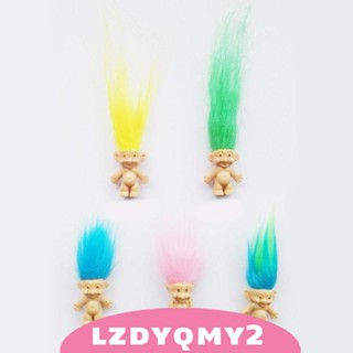 [Lzdyqmy2] ตุ๊กตาฟิกเกอร์ Leprocauns ขนาดเล็ก สไตล์เรโทร สําหรับตกแต่งบ้านตุ๊กตา 5 ชิ้น