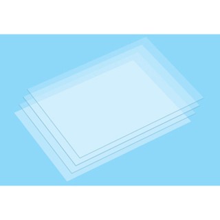 TAMIYA 70214 HEAT-SHRINKING PLA-PLATE B6 SIZE (CLEAR/4PCS.)