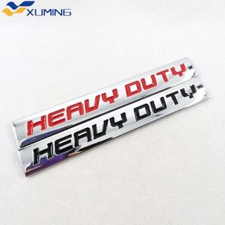 สติกเกอร์โลหะ ลายโลโก้ตัวอักษร HEAVY DUTY สําหรับติดตกแต่งรถยนต์ รถบรรทุก 1 ชิ้น