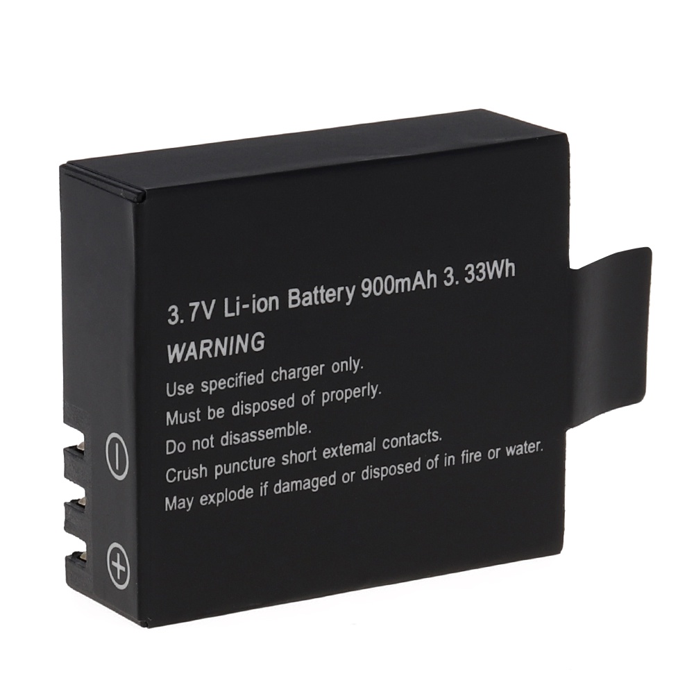 3.7V 900mAh Rechargeable Li-ion Battery 3.3wh for SJCAM Sports Camera Battery J4000 SJ5000 SJ6000 Re