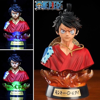 Figure ฟิกเกอร์ โมเดล One Piece  Monkey D Luffy มังกี้ ดี ลูฟี่ Wano Kimono มนุษย์ยาง