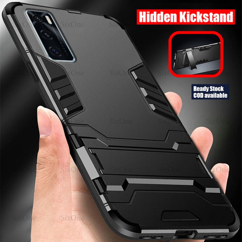 Vivo V20 SE V2022 V2023 เคสโทรศัพท์ แบบสองชั้น ทนทาน กันกระแทก เกรดทหาร
