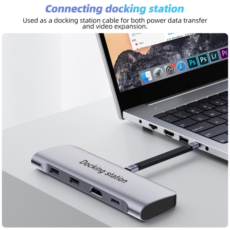 Hdoorlink สายเคเบิลอะแดปเตอร์ชาร์จเร็ว 240W 5A USB c เป็น Type c FPC USB 4.0 40Gbps Gen 3 Thunderbolt 4 8K 60Hz สําหรับ M-a-c-B-o-o-k Samsung Xiaomi - รูปที่ 3