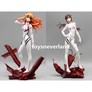 ฟิกเกอร์ PVC NEON GENESIS EVANGELION Asuka Langley Soryu Mar Makinami Illustrious ขนาด 25 ซม.