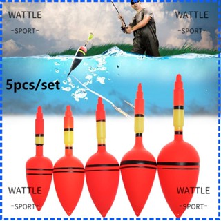 Wattle แท่งไฟเรืองแสง สําหรับตกปลา 5 ชิ้น ต่อชุด