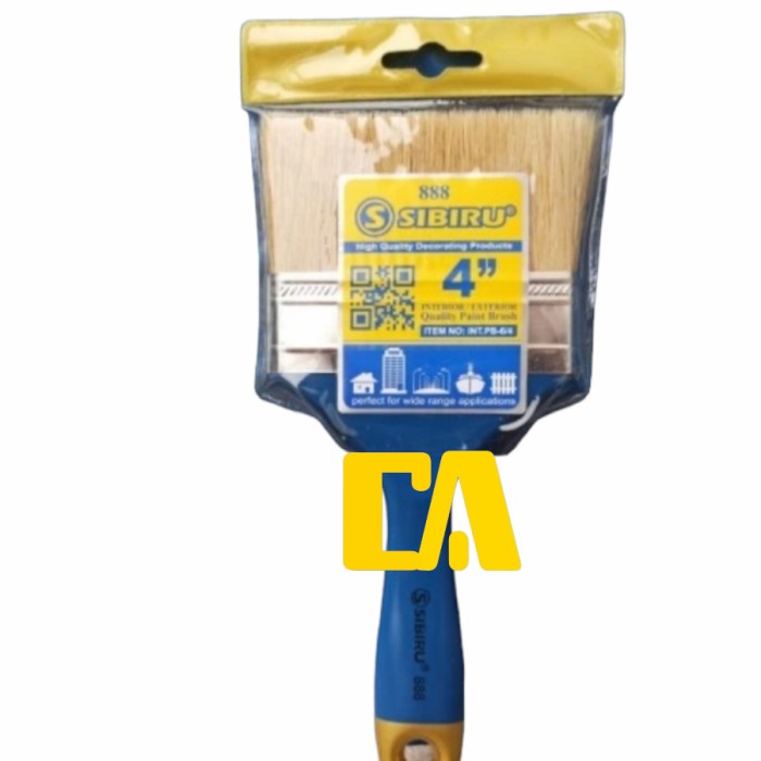 SIBIRU 888 แปรงสี 4IN สีฟ้า