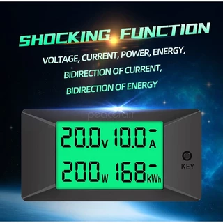 PZEM-025 วัดไฟ DC 50A-300A 0-300V มี Shunt ในตัว วัด 2 ทิศทาง งานแบต Solar cell Volt Amp Power Kwh Watt Meter [ MT ]