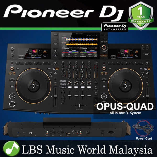 Pioneer DJ OPUS-QUAD 4 Channel Professional All In One DJ System Controller พร้อม Bluetooth (OPUS QU