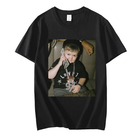 [การเลือกบูติก] เสื้อยืดลาย ลำลองผู้ชายแขนสั้น ลาย Blogger คลาสสิกสไตล์รัสเซียกราฟิก 76-2