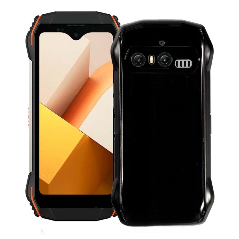 เคสโทรศัพท์มือถือ ซิลิโคนนิ่ม TPU ใส สีดํา สําหรับ Blackview N6000 Blackview N6000