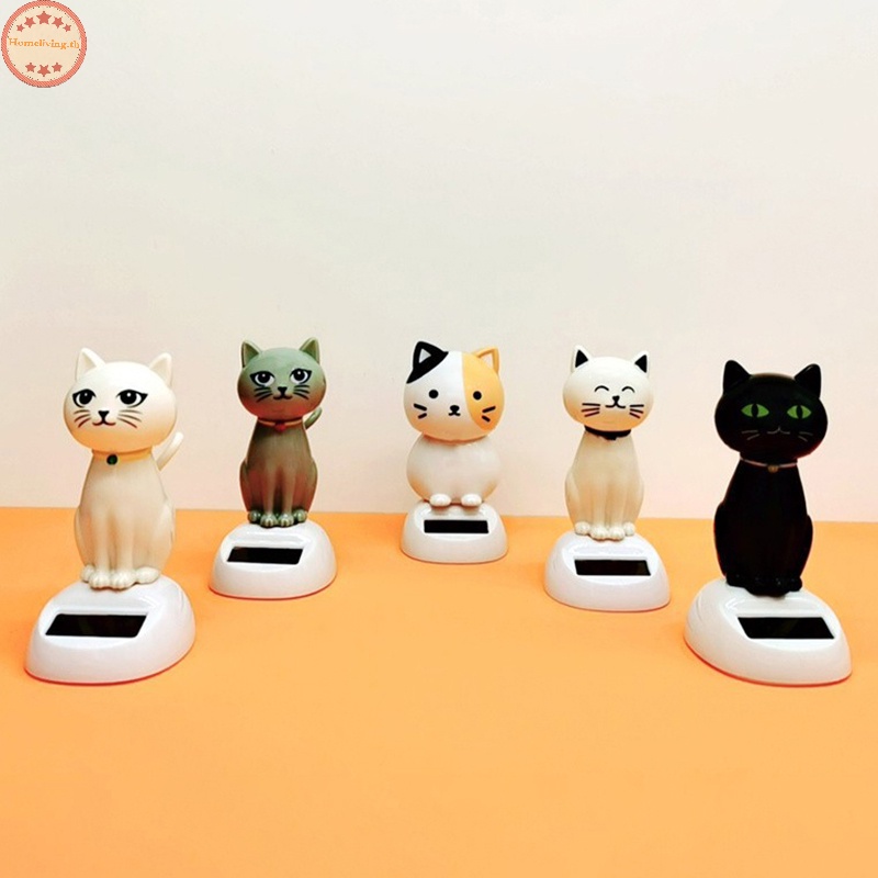 Home ชิงช้าแมวเต้นรํา พลังงานแสงอาทิตย์ สําหรับตกแต่งภายในรถยนต์