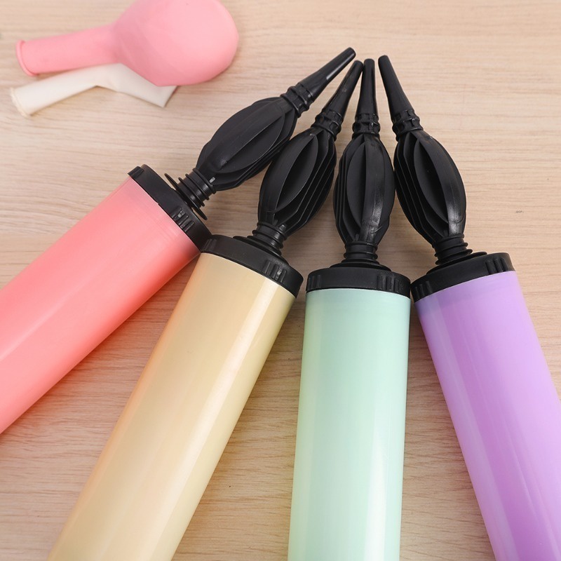 1 ชิ้น มัลติฟังก์ชั่น มาการอง คละสี เป่าลม ของเล่น บอลเป่าลม / แบบพกพา พลาสติก มือกด ลูกโป่ง ปั๊ม - รูปที่ 5