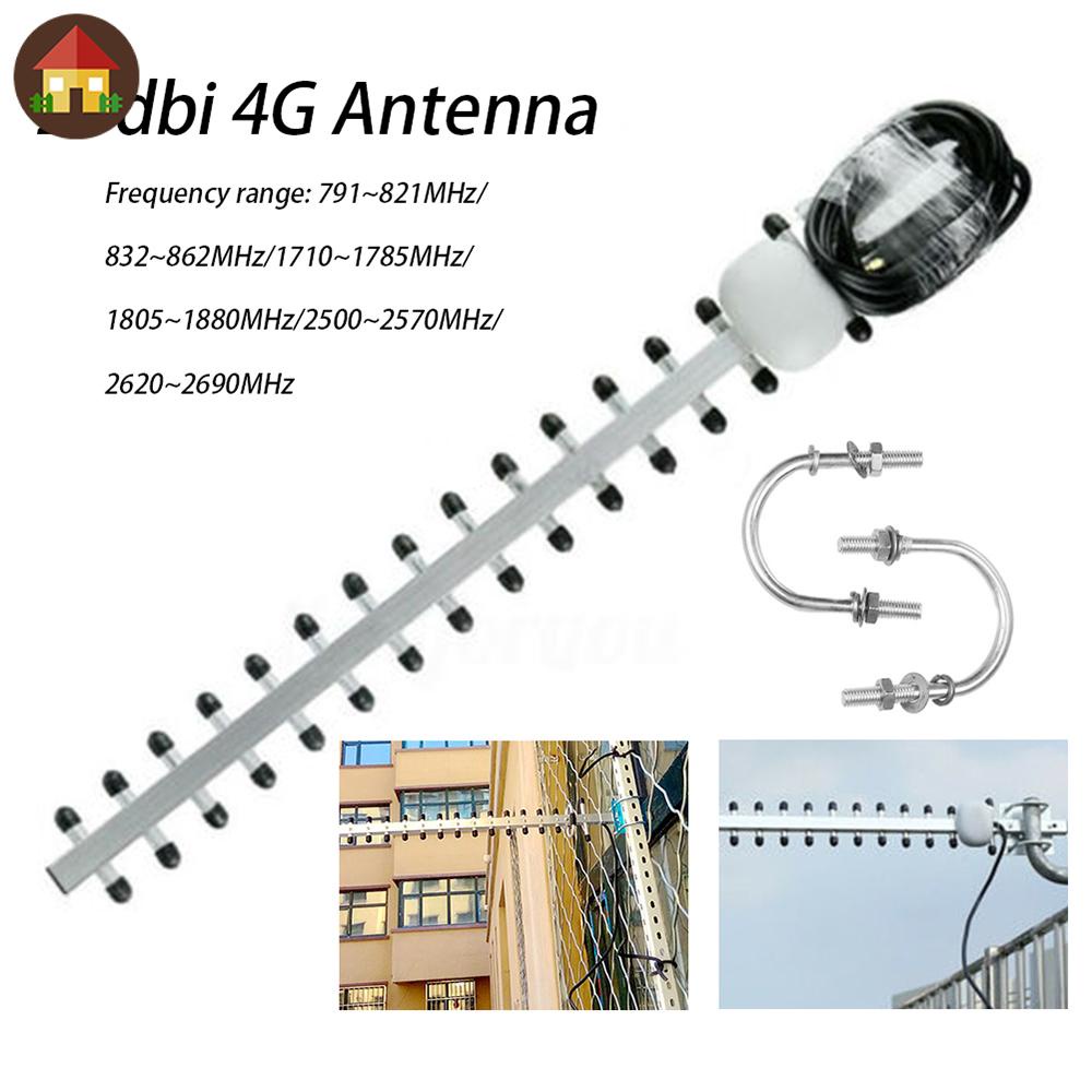 Yagi เสาอากาศ WiFi ไร้สาย 28DBI 4G LTE SMA ตัวผู้ วัดทิศทางได้ เพิ่มสัญญาณ สำหรับเราเตอร์ไร้สาย เครือข่าย เราเตอร์เสาอากาศ