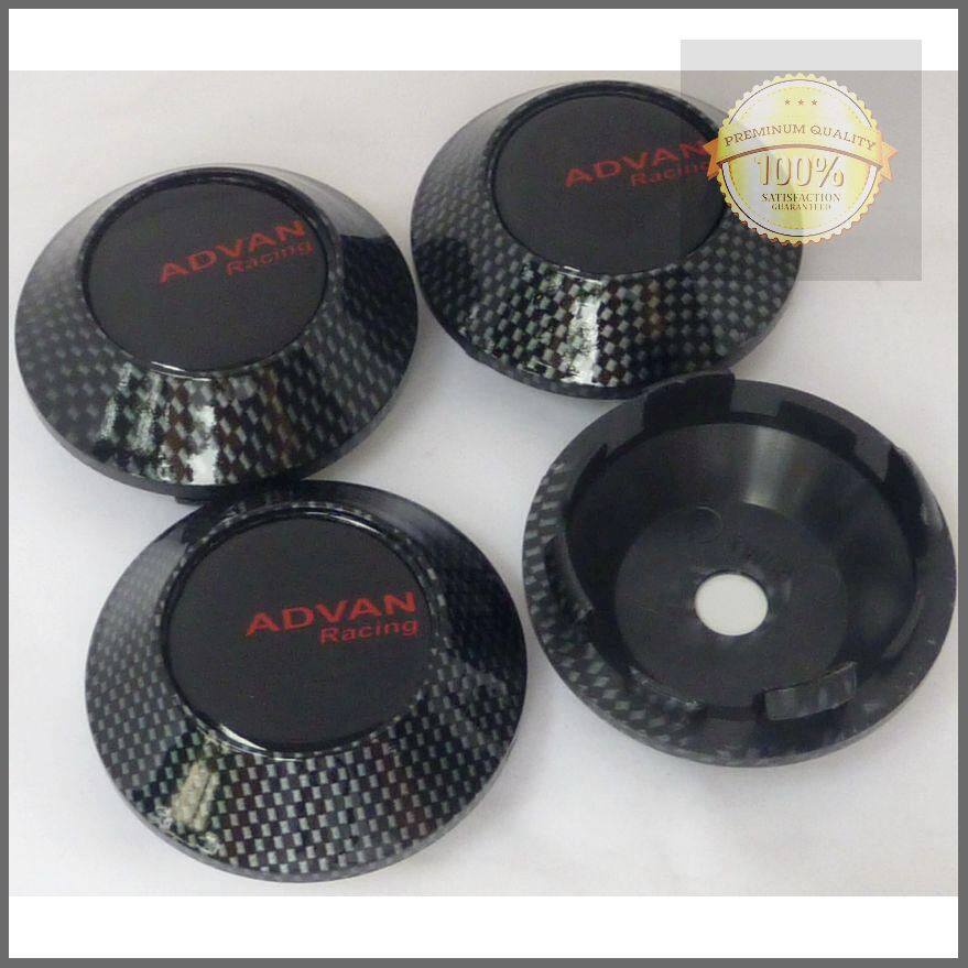 ส่งด่วน โค้งสุดท้าย 58 มิล NEW 4 kevlar ฝาครอบดุมล้อ ฝาครอบล้อ ฝากลางแม็ก Advan Racing ขนาด 58 มิล ดุม ดุมรถ