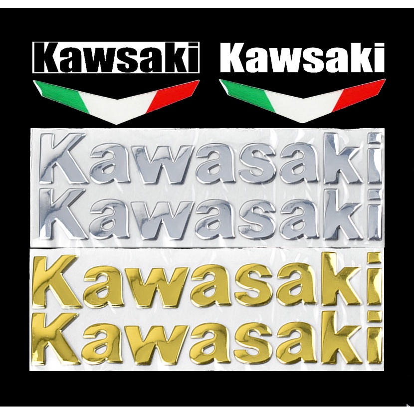 สติกเกอร์โลโก้รถจักรยานยนต์ 3D สําหรับ Kawasaki Ninja H2 Z900 Z800 Z1000 H2R Z125 Z250 Z300 Z400 Z65