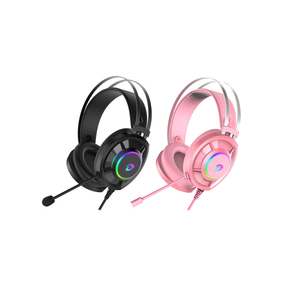 หูฟัง ทรงหูแมว DAREU EH469 Gaming headset หูฟังเกมมิ่ง 7.1 ระบบไฟ RGB #onikuma #หูฟัง #หูฟังเกมมิ่ง #หูฟังสีชมพู