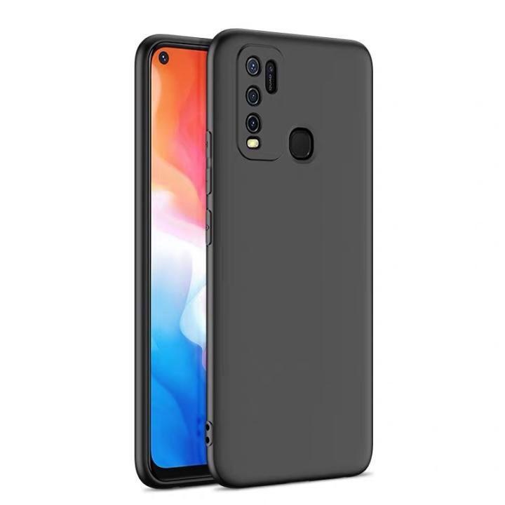 เคส Vivo Y31 / Y33s / Y33T / Y35 / Y36 / Y50 / Y51 / Y53 / Y55 สำหรับวีโว่ ซิลิโคนสีดำ กันกระแทก นิ่