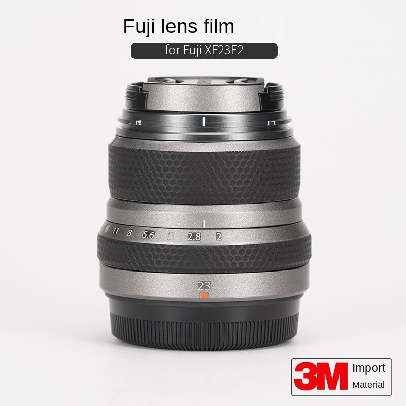 สติกเกอร์ฟิล์มคาร์บอนไฟเบอร์ ป้องกันเลนส์กล้อง 3M สําหรับ Fuji Fuji XF23 F2