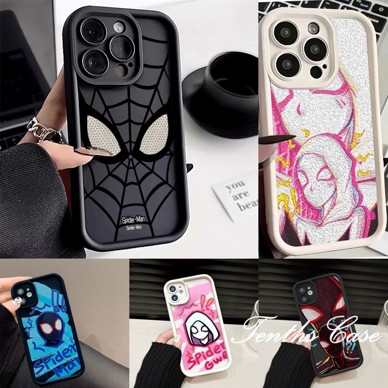 เคสโทรศัพท์มือถือแบบนิ่ม ลายมาร์เวล สไปเดอร์แมน แฟชั่น สําหรับ OPPO A38 A18 A58 A17 A17k A57 A5s A16 A16s A15 A15s A77s A7 A5 A9 A53 2020 A54