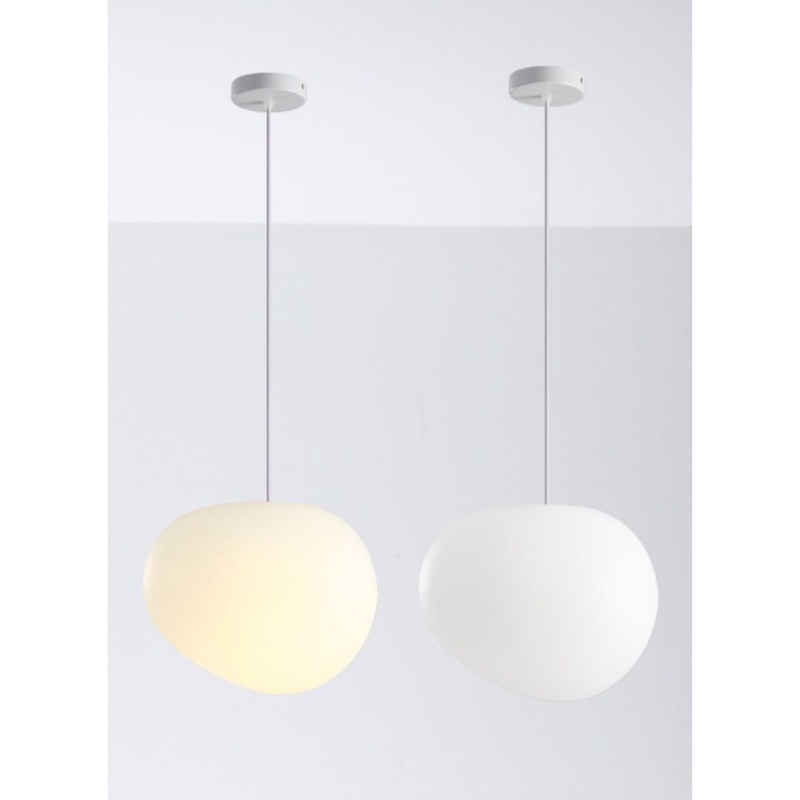 โคมไฟเพดาน LED ทรงกลม สีขาวนม สไตล์นอร์ดิก มินิมอล สําหรับห้องรับประทานอาหาร บันไดดูเพล็กซ์ ร้านเสื้อผ้า หน้าต่าง