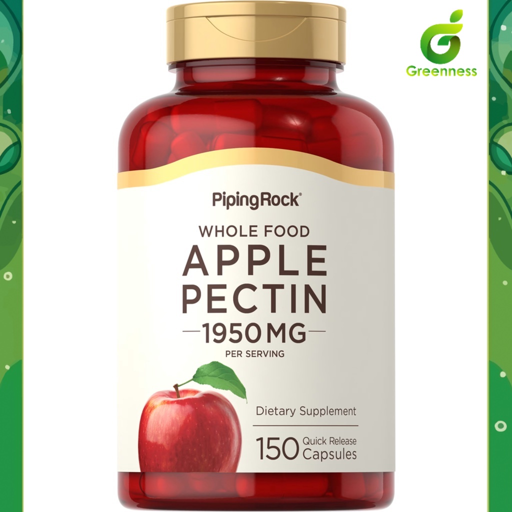 Apple Pectin 1,950 mg. (150แคปซูล)🍎 แอปเปิ้ลเพคติน อิ่มท้อง