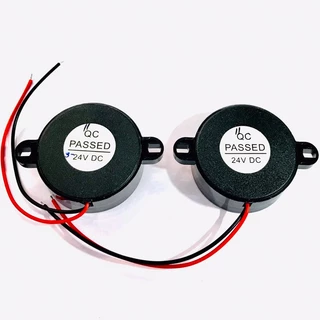 BUZZER บัสเซอร์เสียงเตือน 3-24VDC 2สาย แบบเสียงดังยาวแลดังแบบจังหวะ มีของพร้อมจัดส่งในไทย