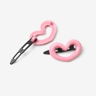 ส่งจากไทย💖1 บาท ราคาถูก ลายหัวใจกิ๊บติดผม เลือกสีได้ y2kสไตล์เกาหลีน่ารักหวาน สำหรับผู้หญิง นักเรียน เด็ก-Tender shop