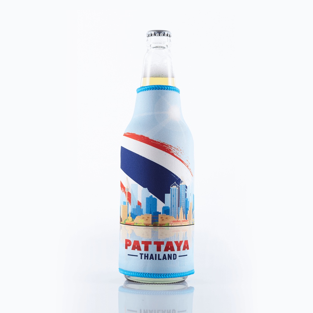 Pattaya Thailand ปลอกหุ้มขวดเบียร์เก็บความเย็น