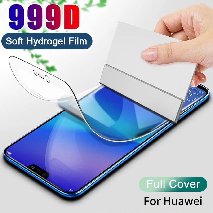 ฟิล์มไฮโดรเจลนิ่ม ทรงโค้ง สําหรับ Huawei Y5P Y6P Y6s Y7P Y7a Y7 Pro Y9 Prime 2019 Y9a Y9s Honor 8X 50 Lite Nova 3i 5T 7 7i 8i 9 10 Se 11 11i Y61 Y70 Y90 P20 P30 P40 P50 Lite Pro Mate 20 30 40 50 Pro