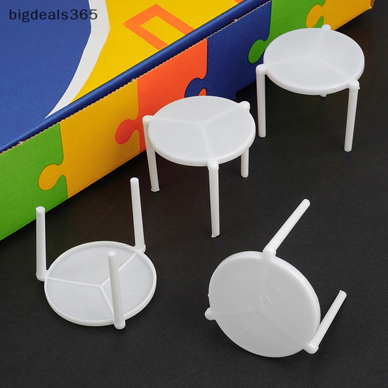 [bigdeals365] ขาตั้งกล้องพลาสติก สีขาว สําหรับวางพิซซ่า 100 ชิ้น