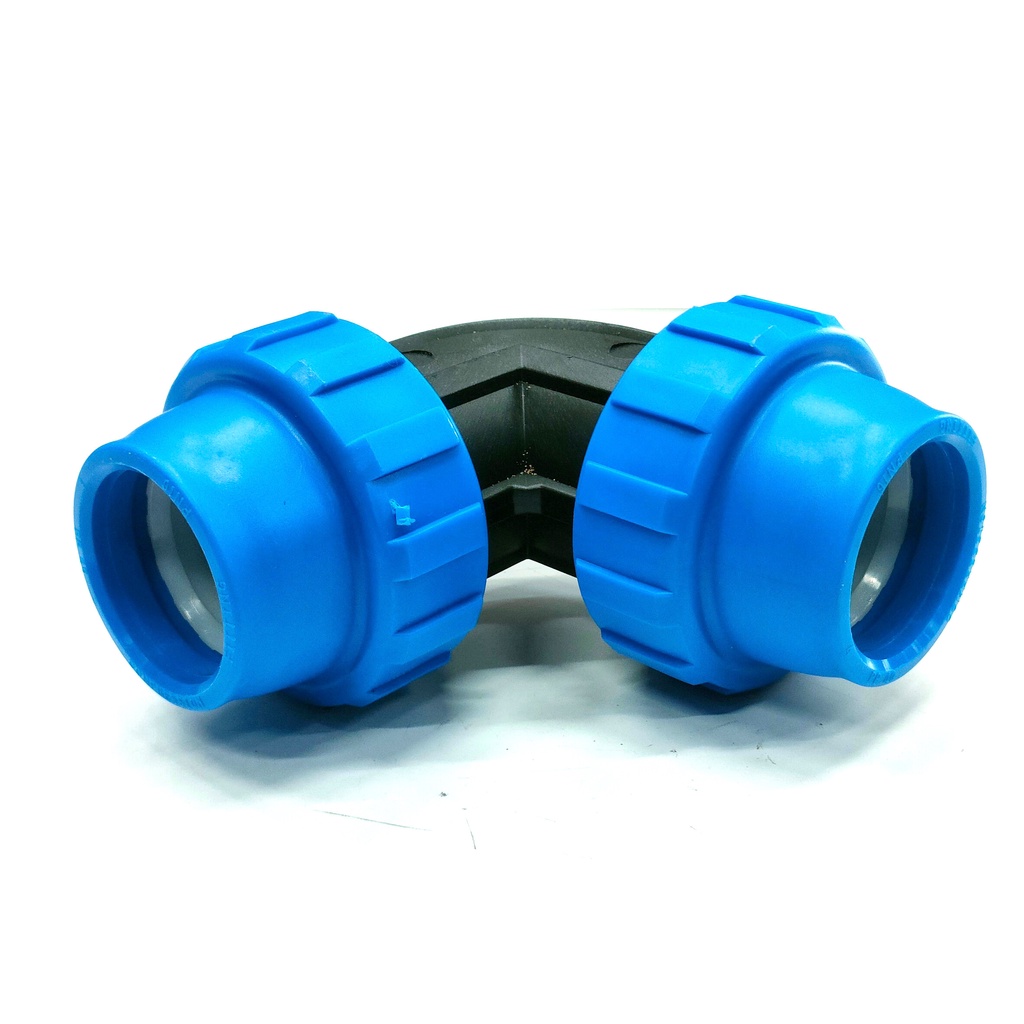 ข้องอPE (ข้อล็อก) ขนาด 25mm. ตราTajima ข้องอพีอี ข้อต่องอ อุปกรณ์เสริมระบบน้ำ ข้อต่อประปา ระบบน้ำ - รูปที่ 3