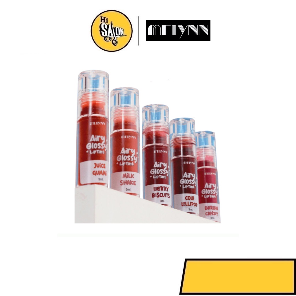MELYNN Airy Glossy Lip Tint มีลีนณ์ กลอสซี่ ลิปทิ้นท์แอร์รี่ ลิปกลอสลูกกวาด