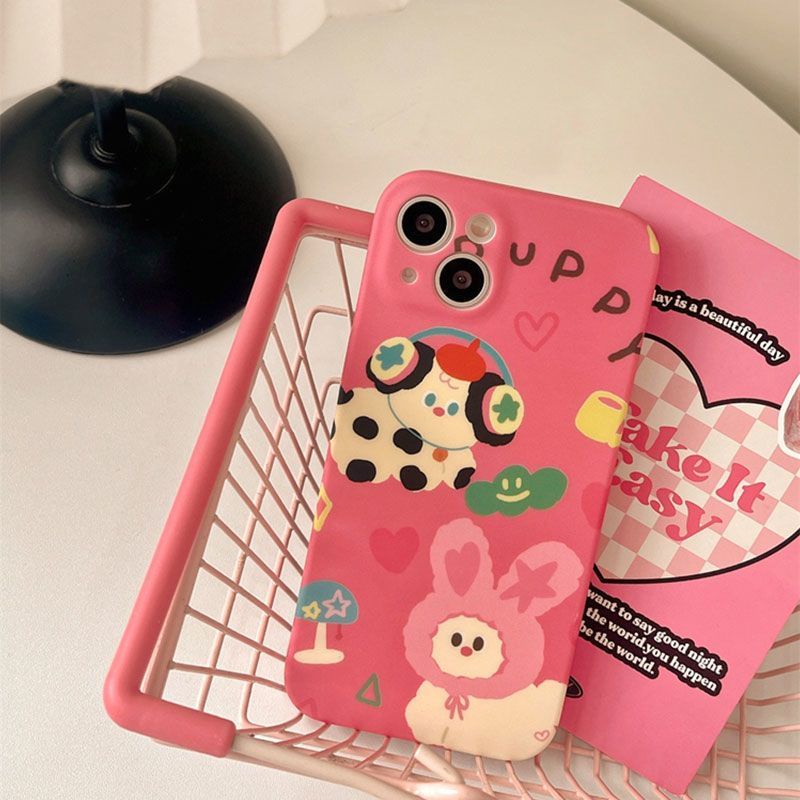 เคสโทรศัพท์มือถือแบบแข็ง ลายกระต่ายน่ารัก สําหรับ เคส samsung a54 5g a73 a53 a52 a51 a50 a34 a30 a23 a21s a14 a13 a12 a11 a04 a03 คส s23ultra s21 s22