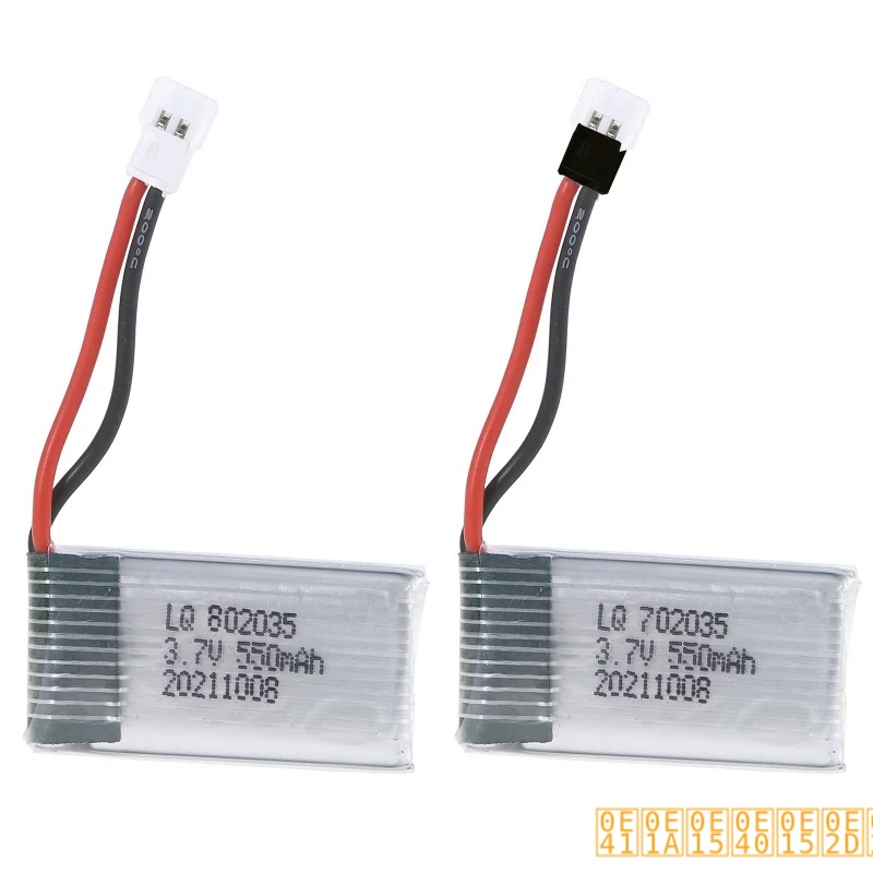 !! # @ 3.7โวลต์550มิลลิแอมป์ชั่วโมง20clipo แบตเตอรี่802035/702035แบตเตอรี่ลิเธียมสำหรับ Hubsan X4 H1