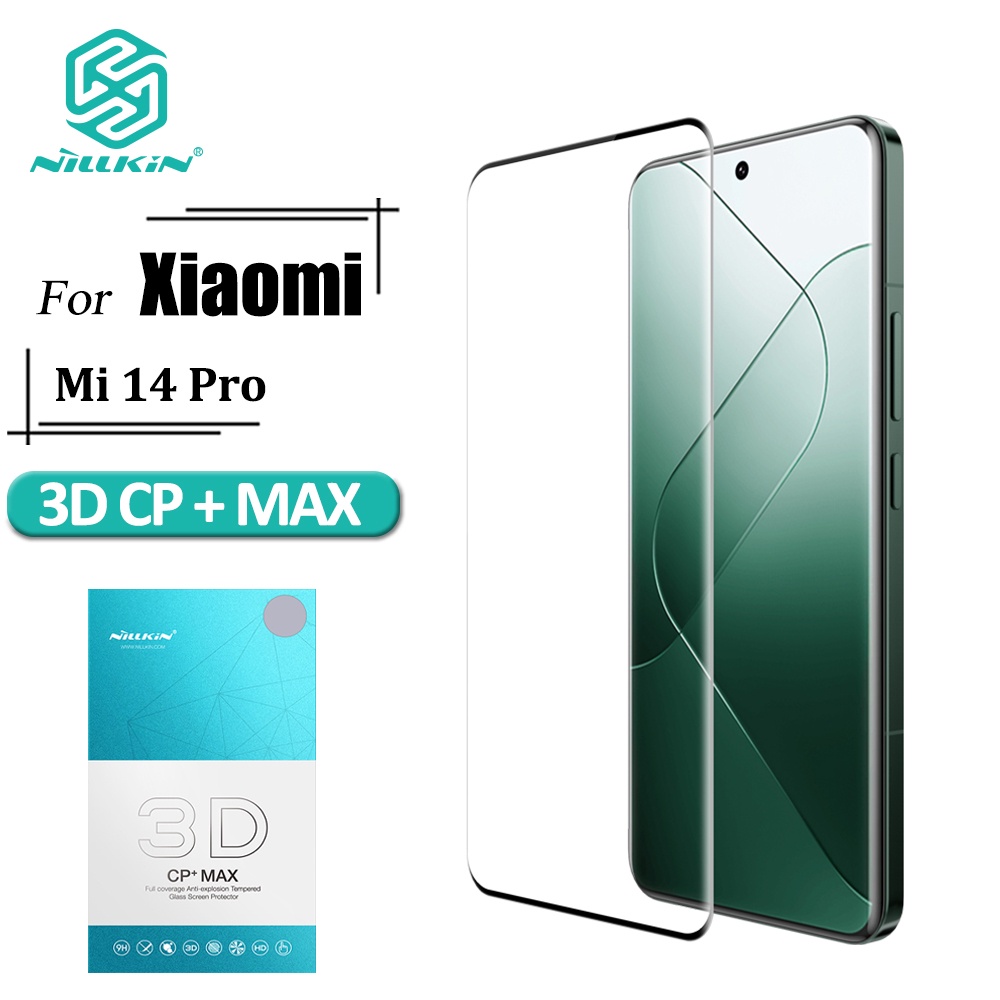 Nillkin กระจกนิรภัยกันรอยนิ้วมือ ป้องกันรอยขีดข่วน กันแสงสะท้อน 3D CP+ Max 9H สําหรับ Xiaomi 14 Pro 14 Ultra