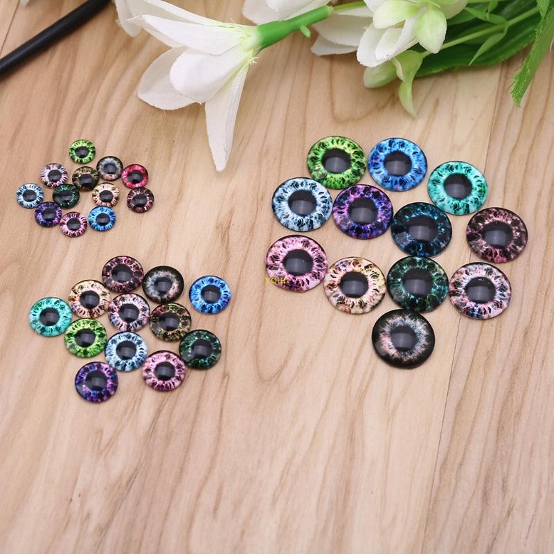 Youn ลูกตาตุ๊กตา รูปไดโนเสาร์ DIY อุปกรณ์เสริม สําหรับงานฝีมือ 20 ชิ้น