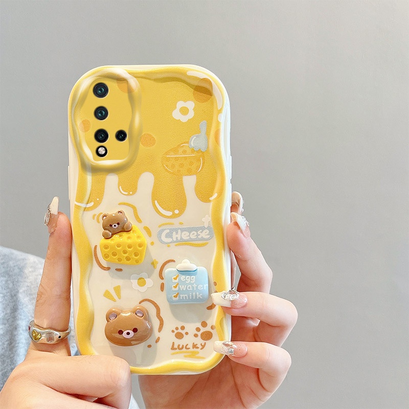 เคสโทรศัพท์ซิลิโคน แบบนิ่ม ลายกระต่าย 3D สําหรับ Huawei Nova 5T Nova5T YAL-L21 YAL-L61 YAL-L71
