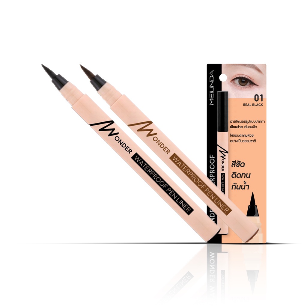♦️ของแท้·ส่งด่วน·ถูก♦️Mei Linda Wonder Waterproof Pen Liner #MC3103 : meilinda วันเดอร์ เพน ไลเนอร์ x 1 ชิ้น dayse