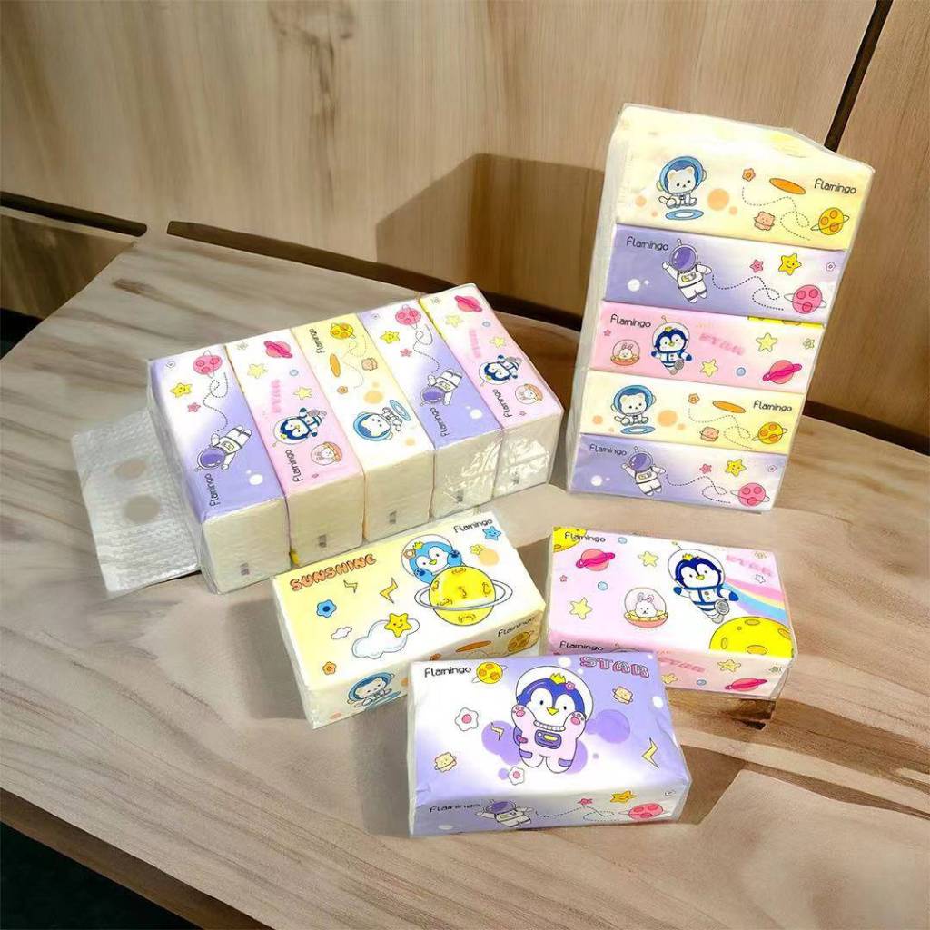 (รุ่น33) กระดาษทิชชู่ (1ห่อ 60แผ่น) 1แพ็ค5ห่อ (คละลาย) กระดาษเช็ดหน้า ความหนา2ชั้น/2003 - รูปที่ 5