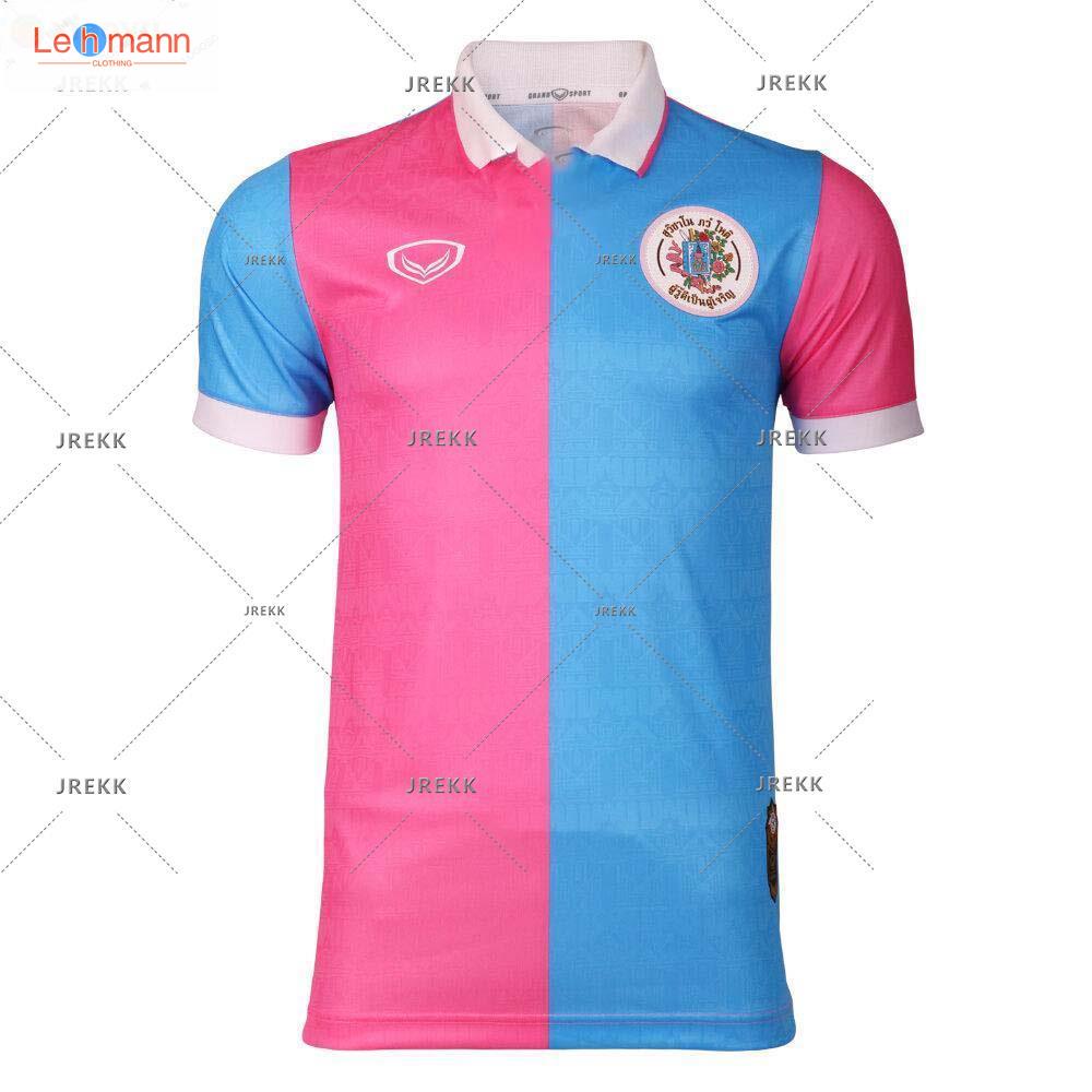 เสื้อฟุตบอลแกรนด์สปอร์ตจตุรมิตร ครั้งที่ 30(โลโก้โรงเรียน) รหัส : 038340 (สีชมพูฟ้า)