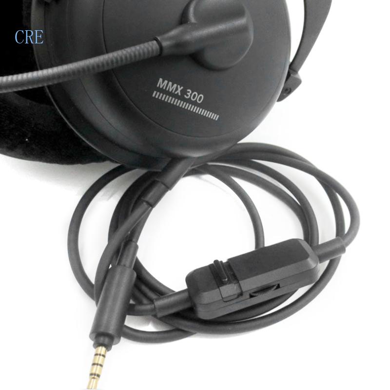 Cre สายหูฟัง แบบถักนุ่ม สําหรับ Beyerdynamic MMX300