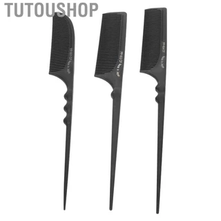 Tutoushop หวีหางหนู ระดับมืออาชีพ สำหรับทุกประเภท สีดำ