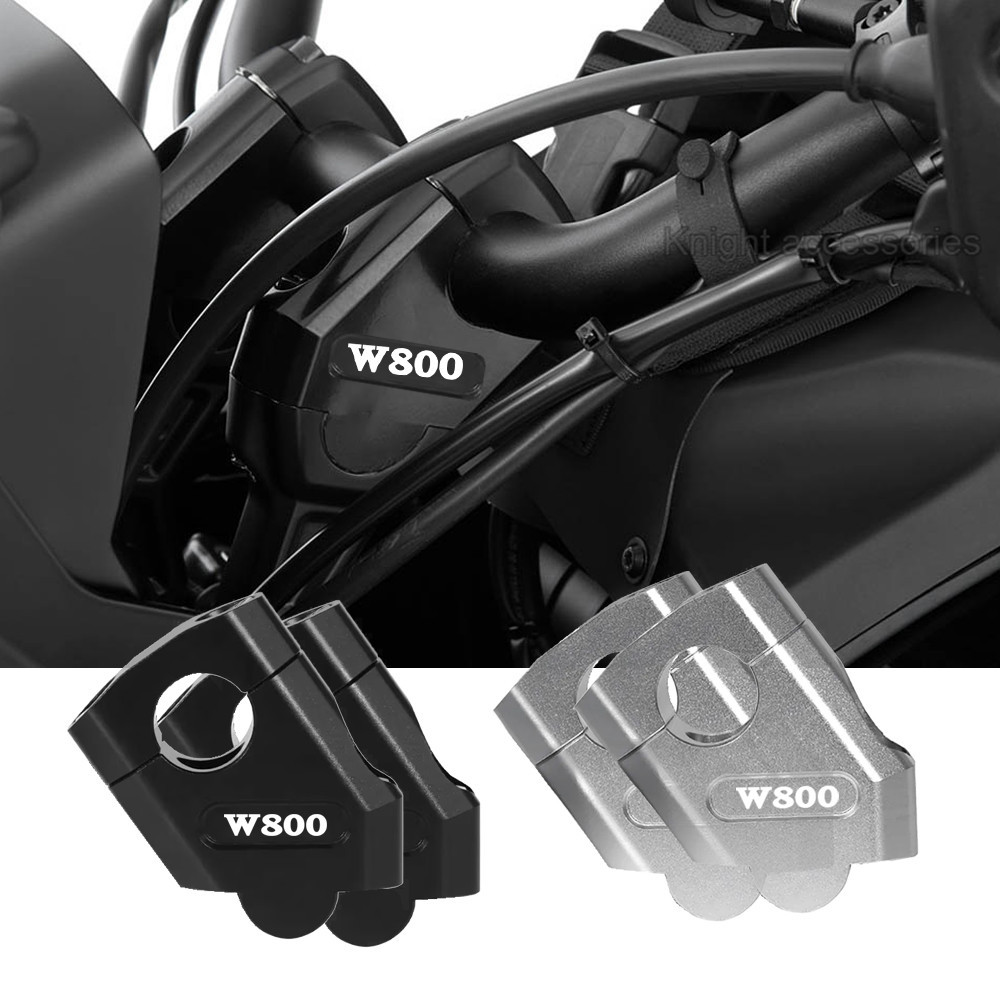 KAWASAKI 22 มม.สําหรับKawasaki W800 W 800 รถจักรยานยนต์Handlebar Riser Bar Mount Handle Clamp Lift A