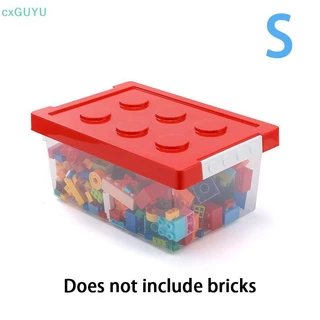 [cxGUYU] Kids Building Block Storage Box Toys Organizer Stackable Block Case Container Booksที่ใส่เครื่องเขียน Sundries Snack Container PRTA