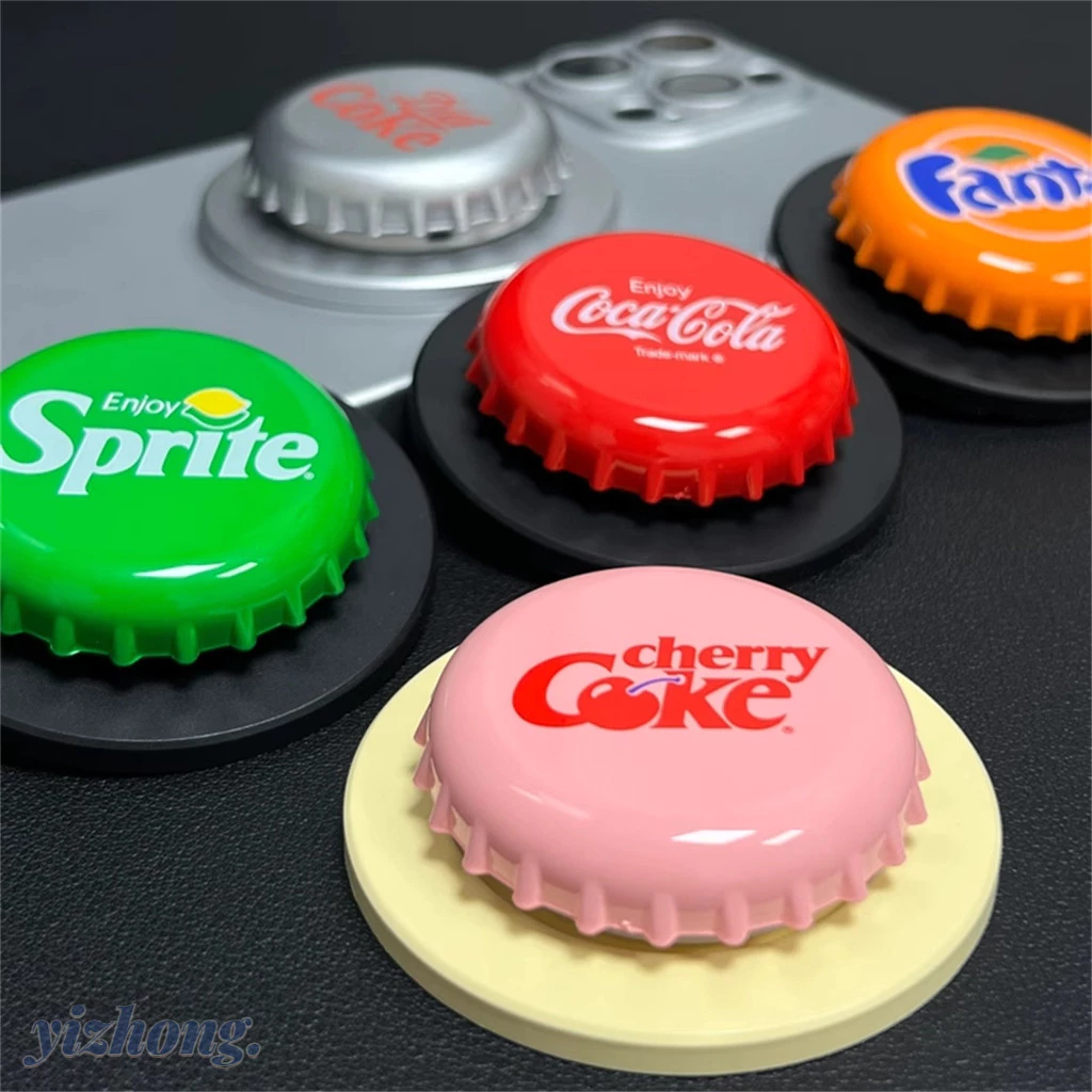 ที่วางโทรศัพท์ Kickstand Creative Contrast สีโซดาเครื่องดื่มหมวก Cola Design Magnetic Attraction สําหรับ Magsafe กรณีแท็บเล็ตโทรศัพท์มือถือพับ Anti-drop PC Bracket